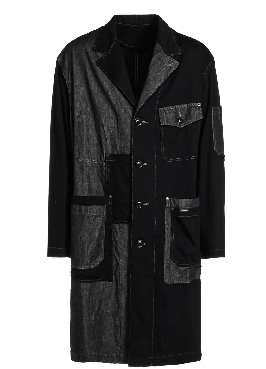 7Oz Denim Crazy Patchwork Shop Coat
