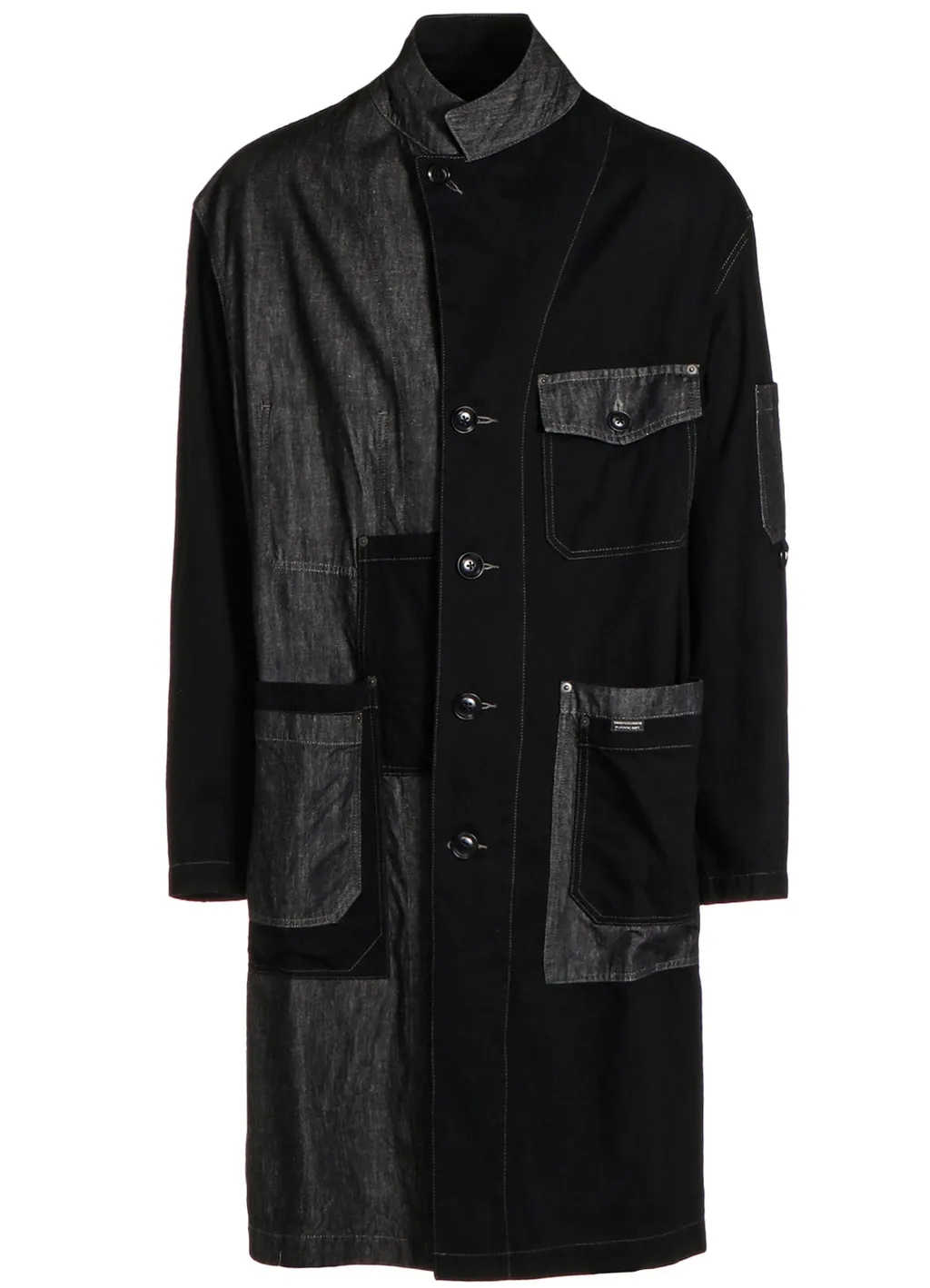 7Oz Denim Crazy Patchwork Shop Coat