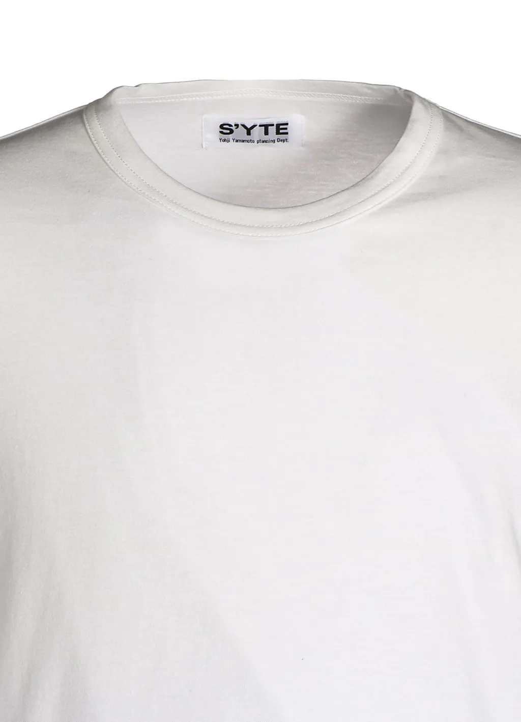 Soft Jersey Applique Side Slit Long-Sleeved T-Shirt Boro
