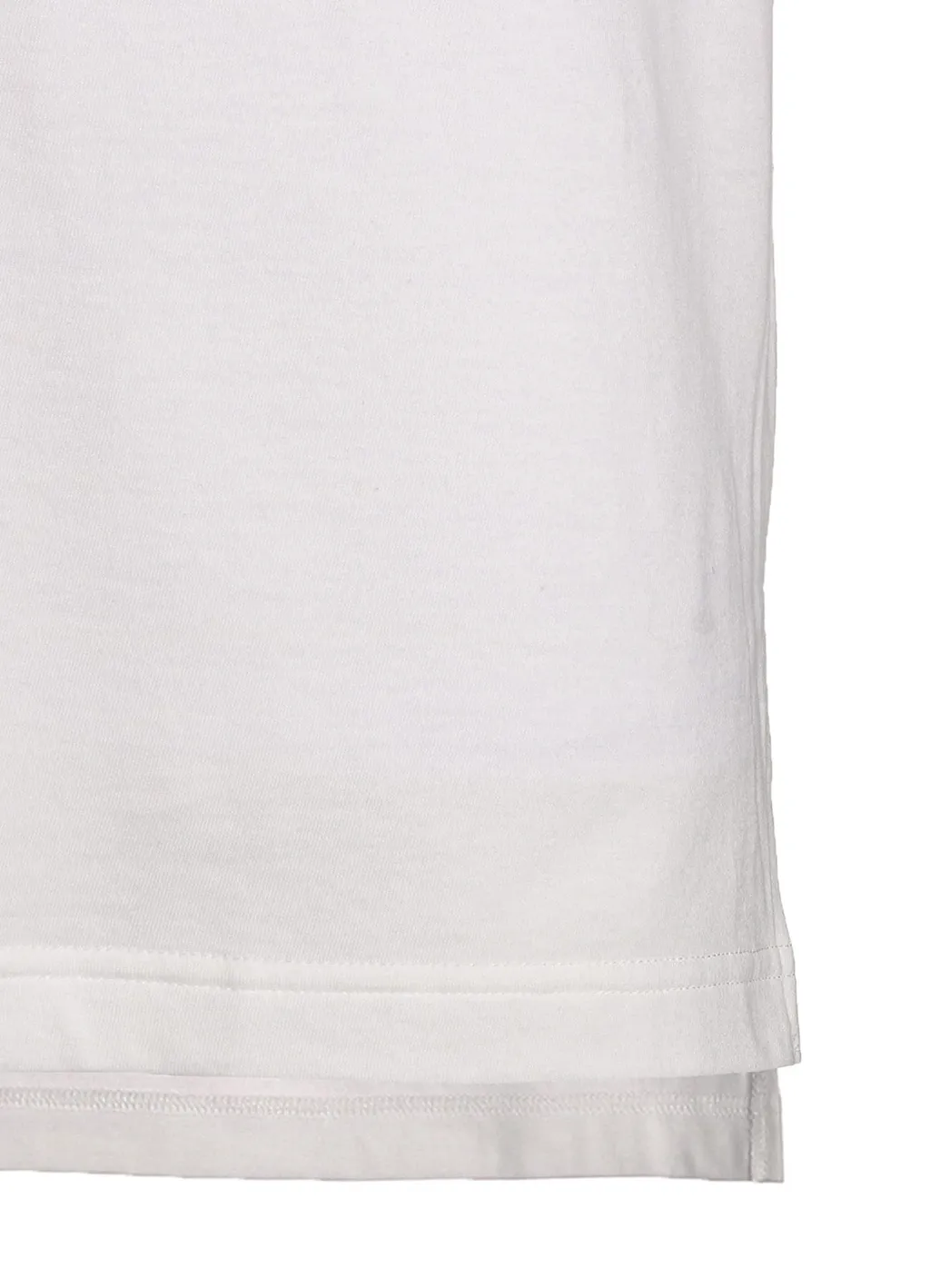 Soft Jersey Applique Side Slit Long-Sleeved T-Shirt Boro