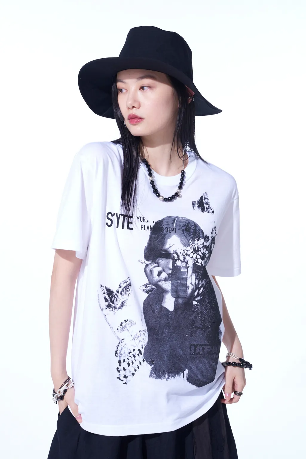 Graphic T-Shirt Cigarettes And Butterflies