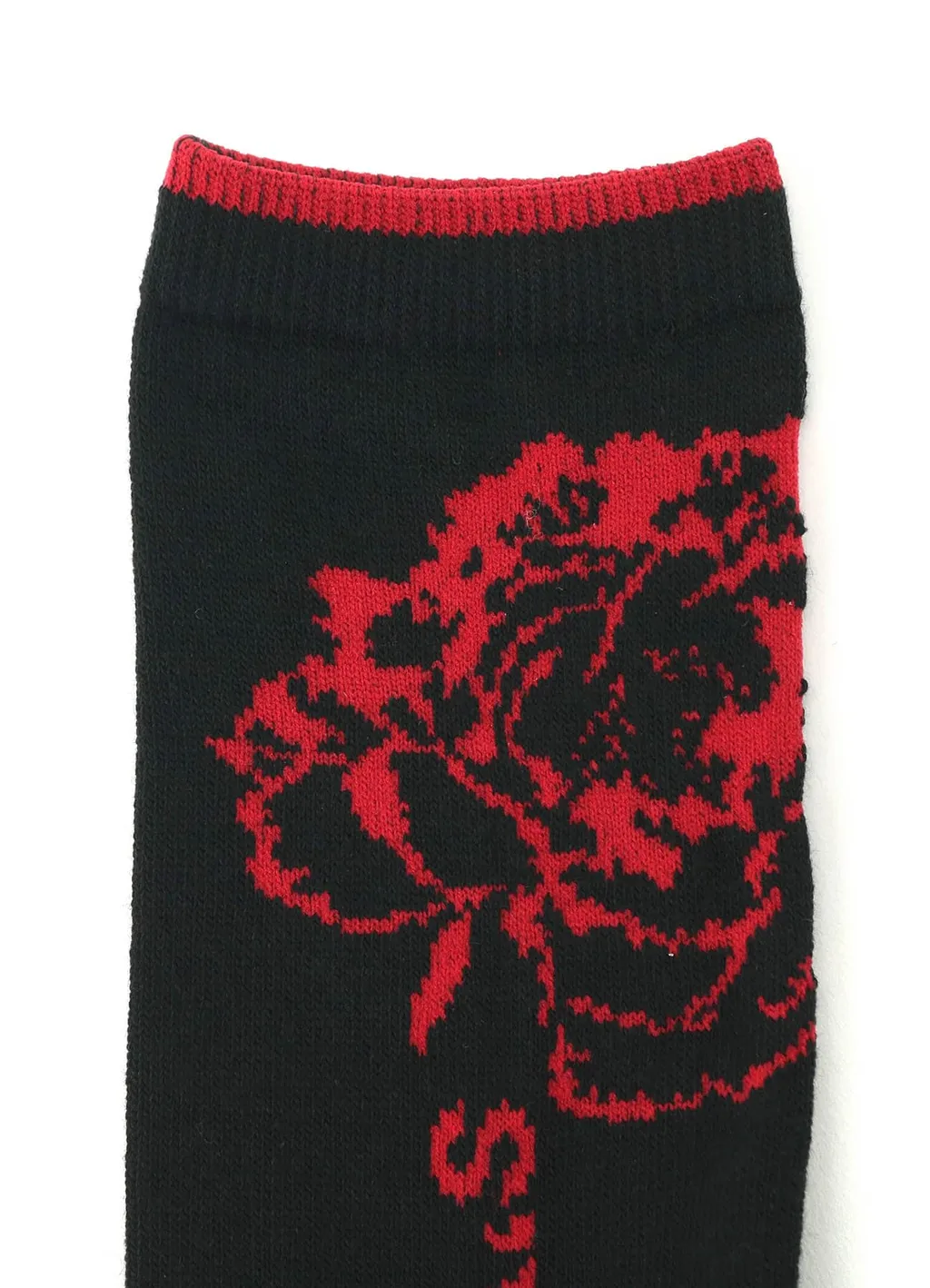 Cotton Plain Stitch Floral Socks