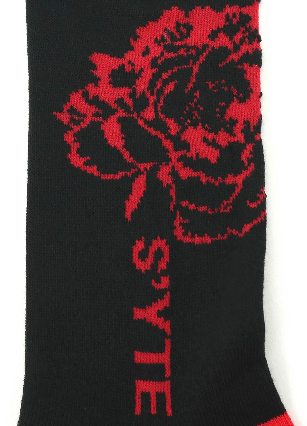 Cotton Plain Stitch Floral Socks