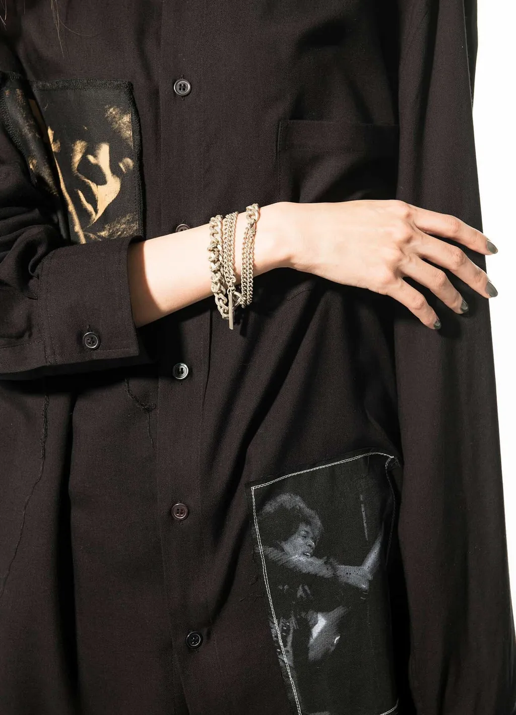 6-Way Curved Chain Bracelet Necklace