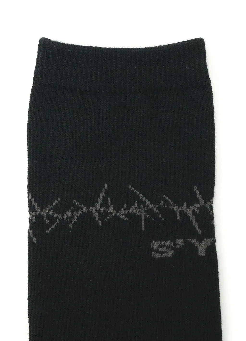 Cotton Plain Stitch Thorny Pattern Socks