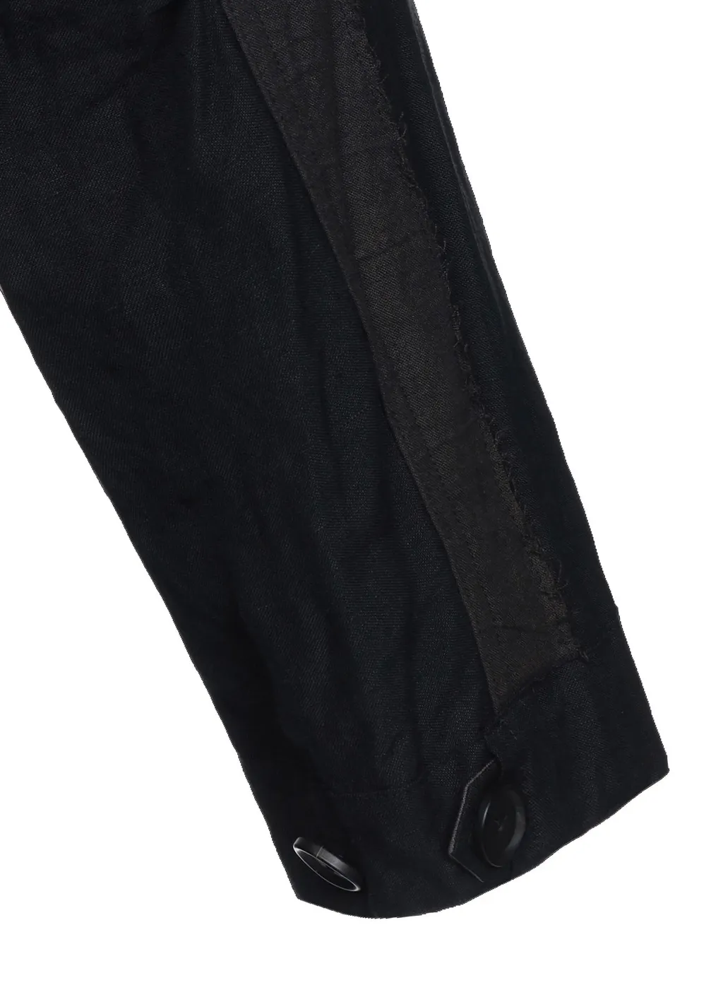 Bio-Washed Dual Fabric Mods Coat With Cut-Out Design