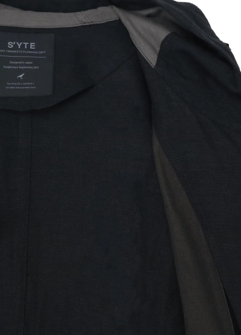 Bio-Washed Dual Fabric Mods Coat With Cut-Out Design