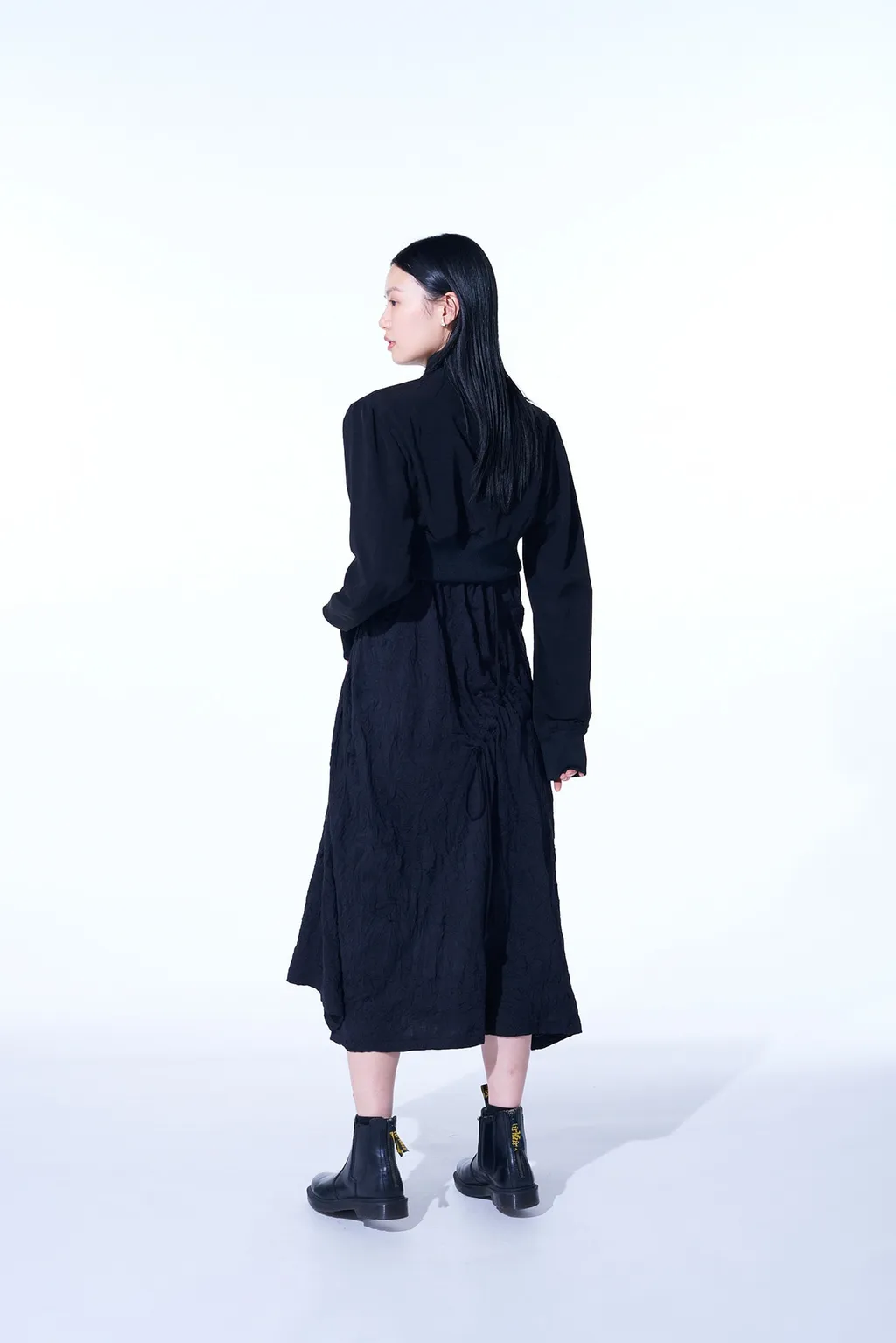 Crepe De Chine Cropped Bomber Jacket