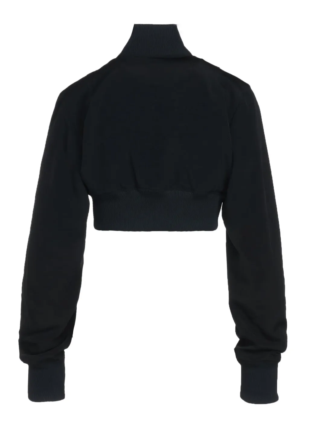 Crepe De Chine Cropped Bomber Jacket