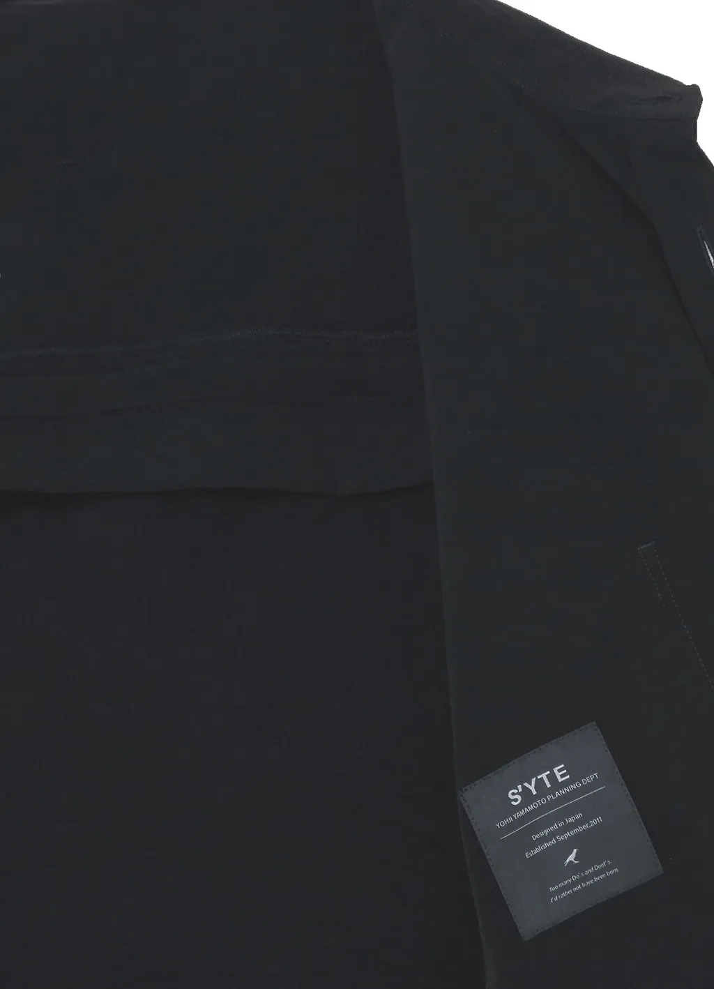Crepe De Chine Back Yoke Zip Coat
