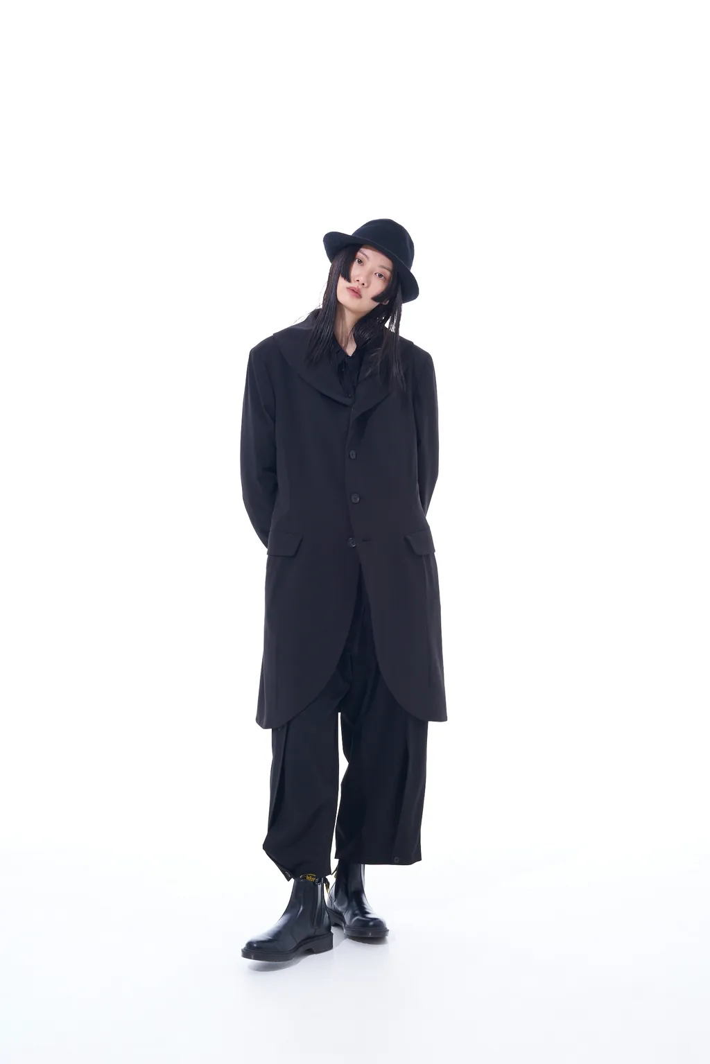 Pe/Rayon Gabardine Stretch Shawl Collar Jacket