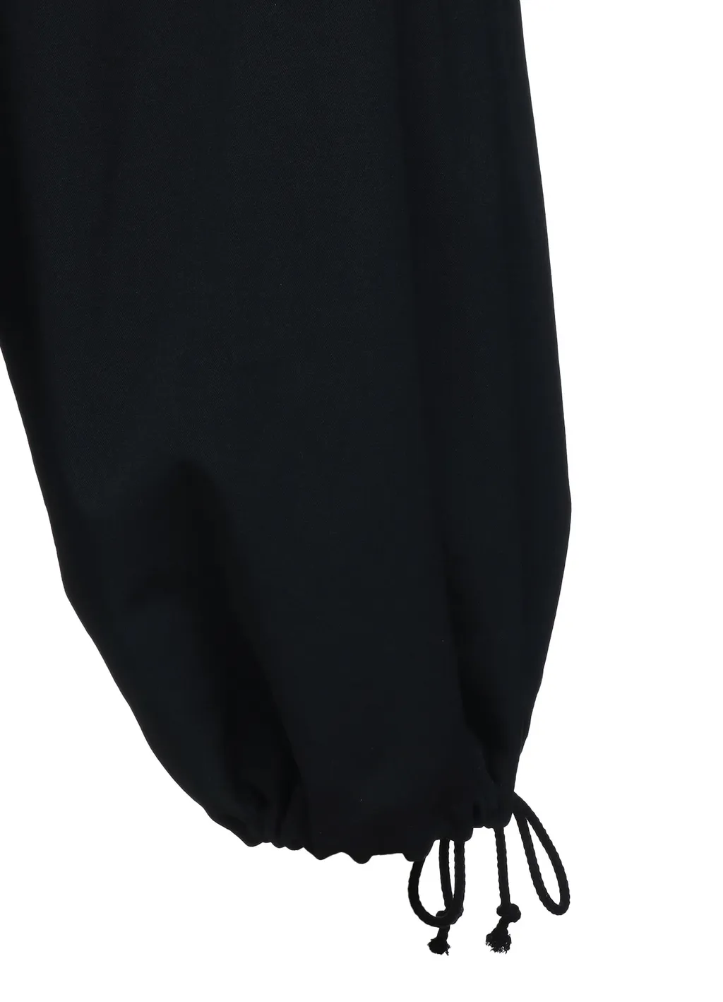Washer Finished Wool Gabardine Balloon Pants With Zipper Pockets