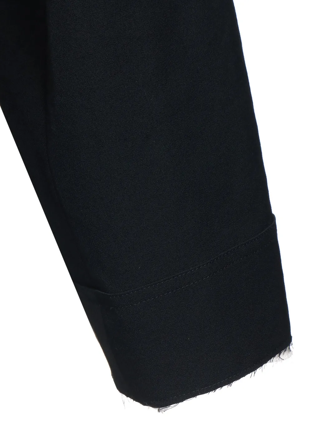 Washer Finished Wool Gabardine Oversized Reversible Blouson With Cut-Out Design