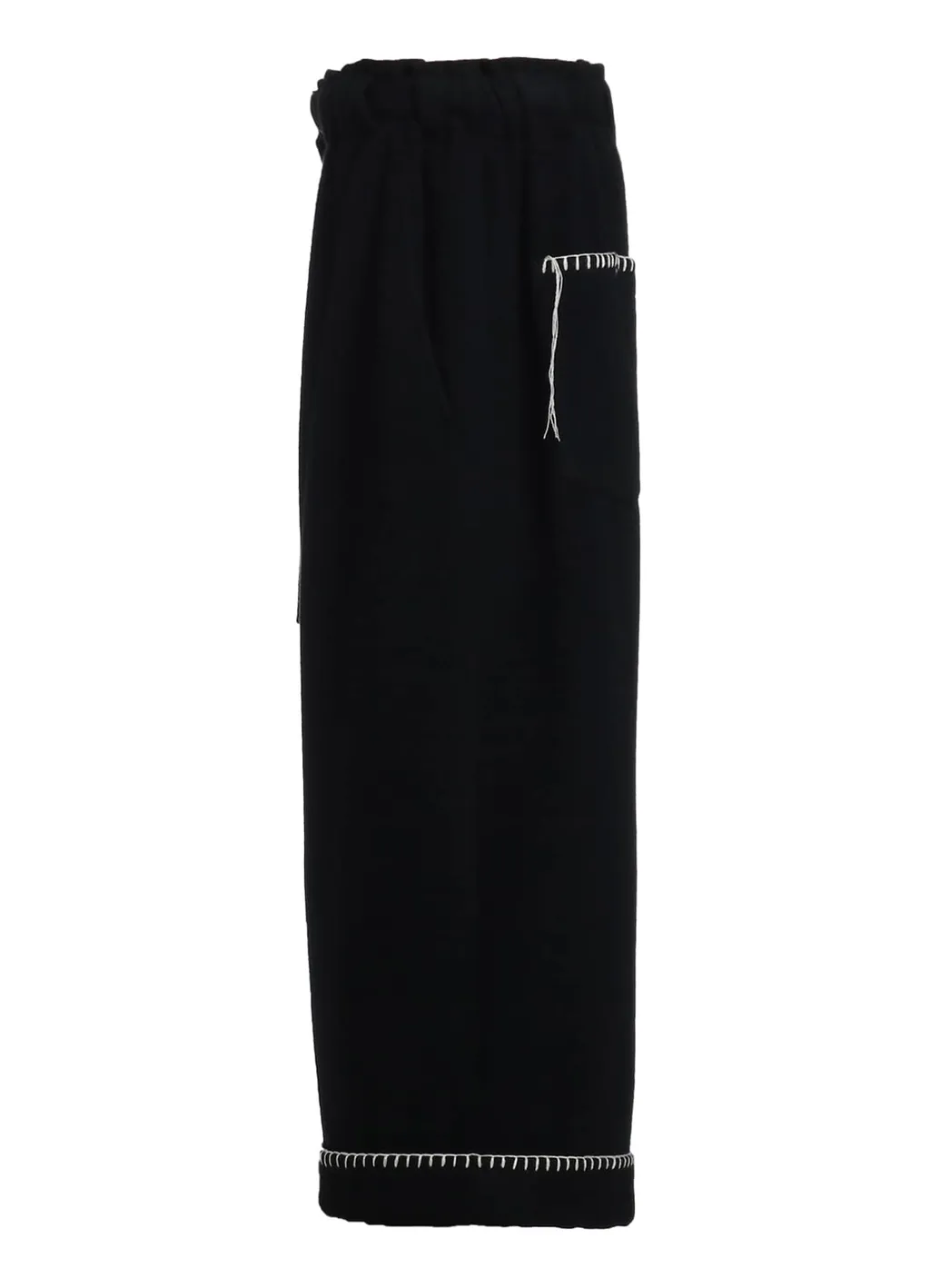 W/Top Mossa Belted Sarouel Pants With Blanket Stitch Design