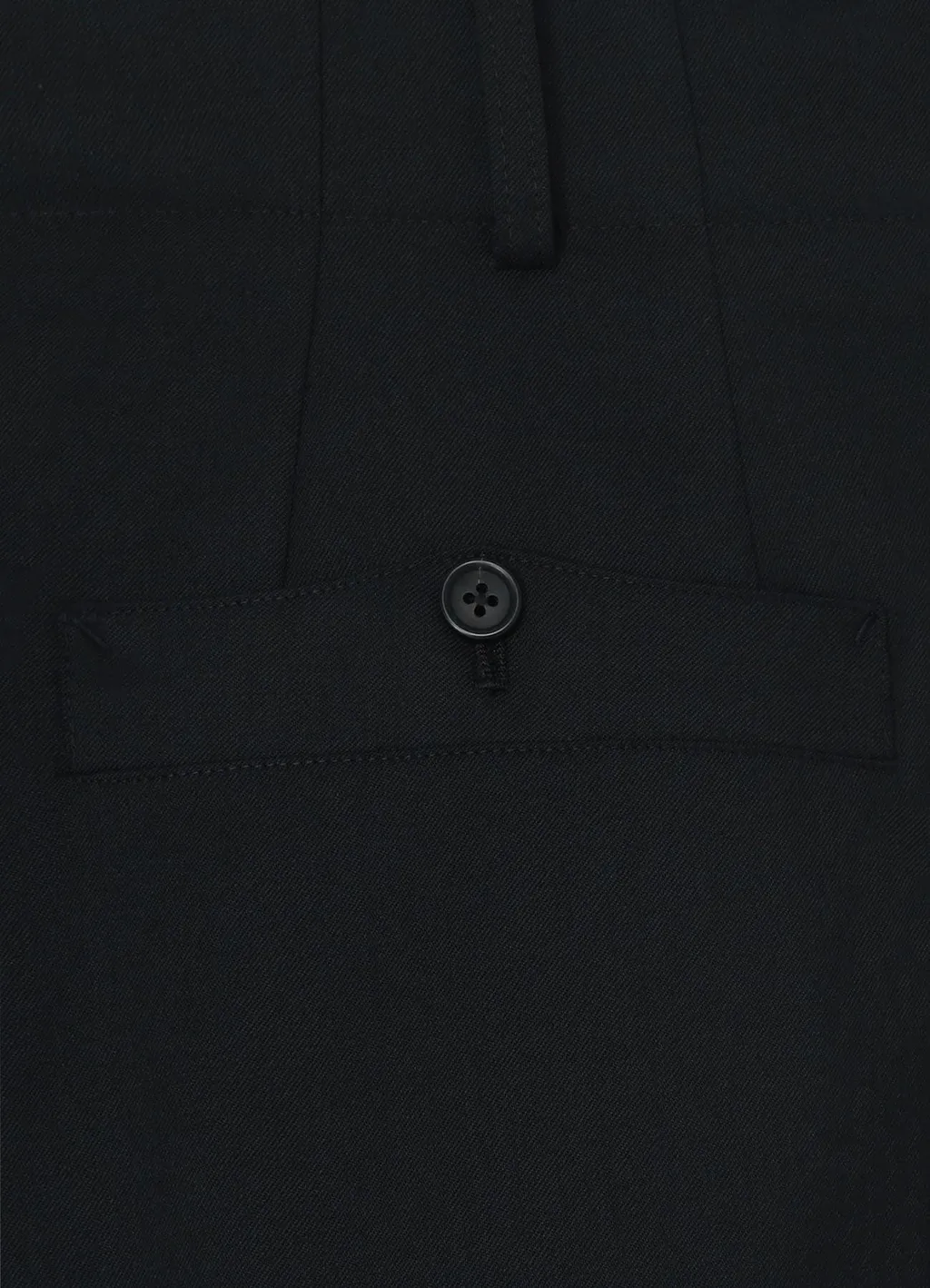 T/W Gabardine 2-Tuck Pants With Hem Ties