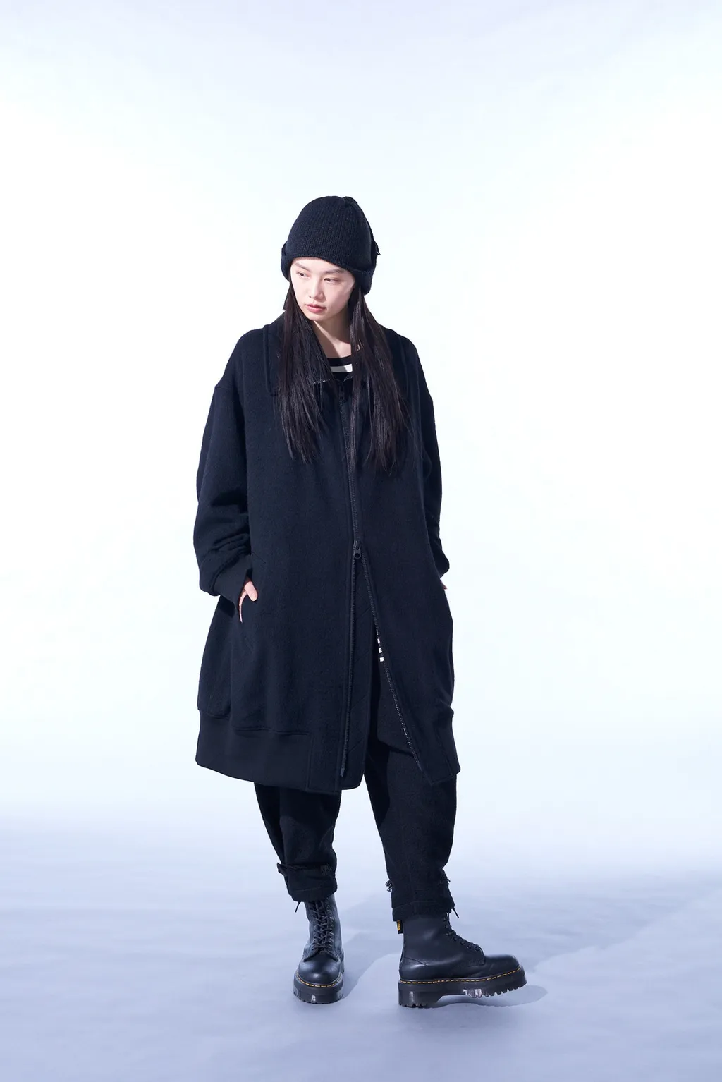 Eco Wool Beaver Oversized Long Truck Top