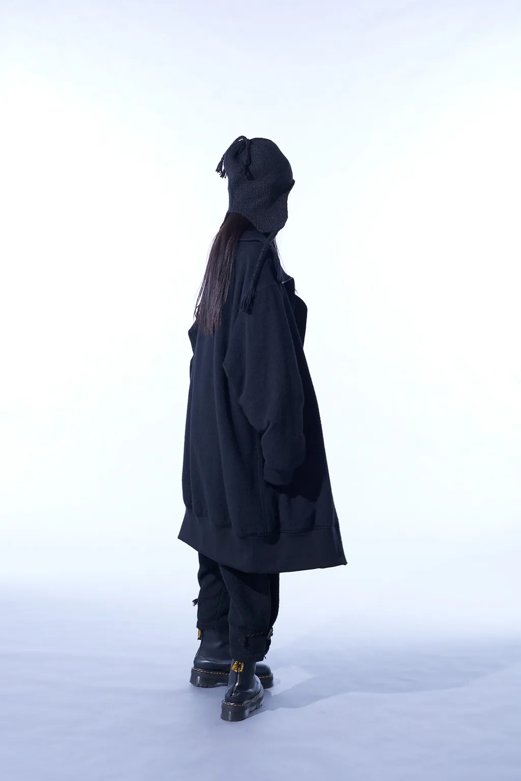 Eco Wool Beaver Oversized Long Truck Top
