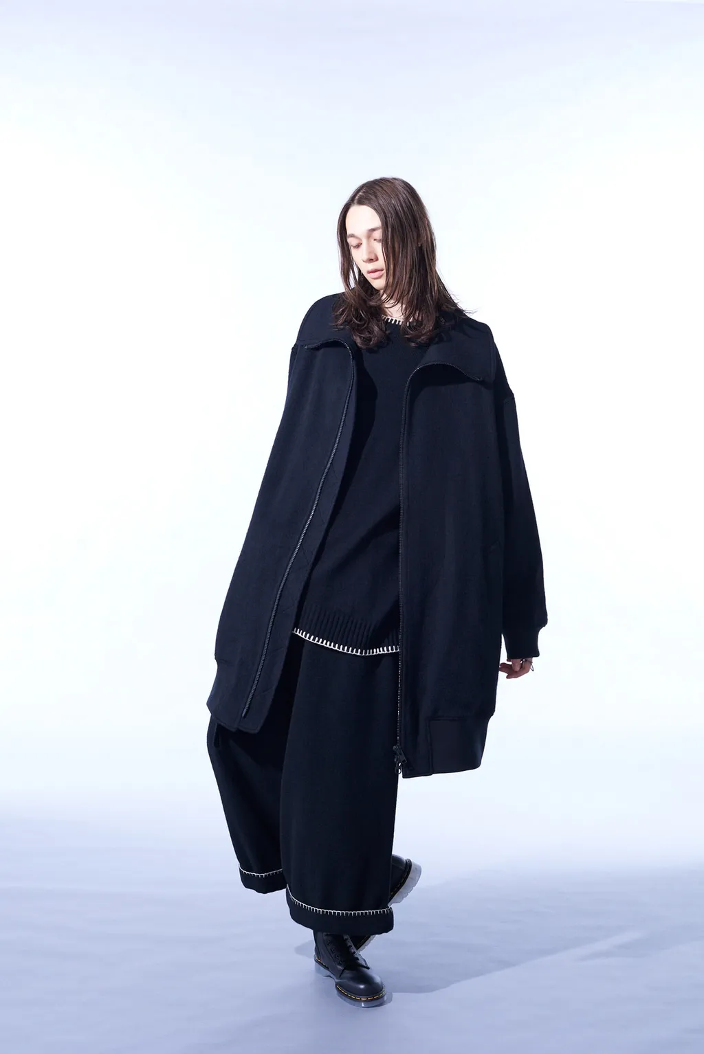 Eco Wool Beaver Oversized Long Truck Top