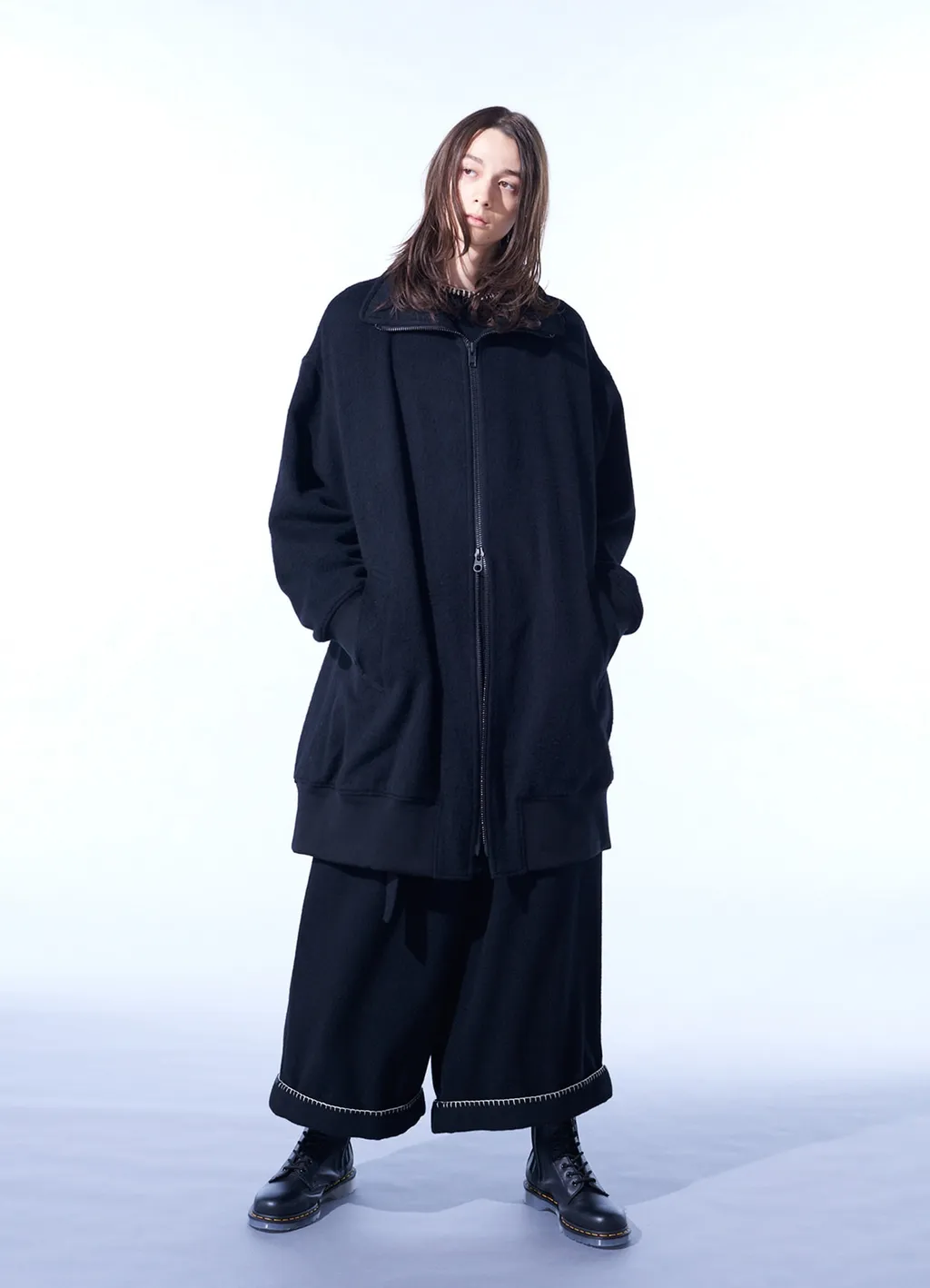 Eco Wool Beaver Oversized Long Truck Top