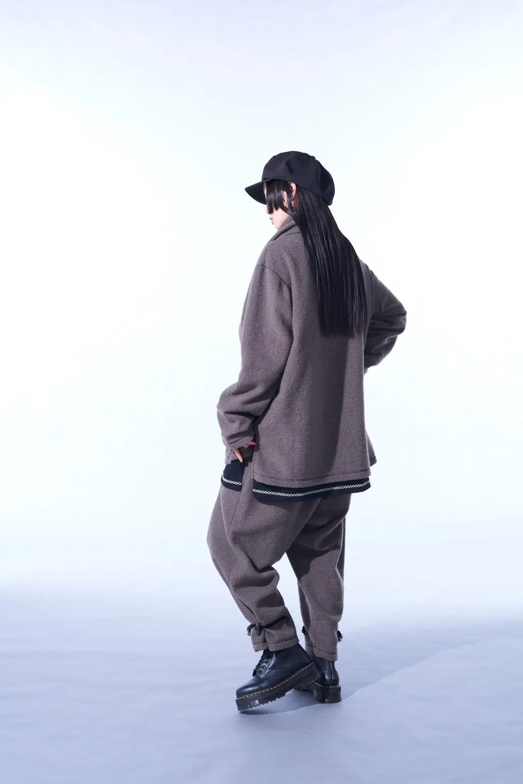 Pe/W Sliver Jersey Stole V-Neck Cardigan