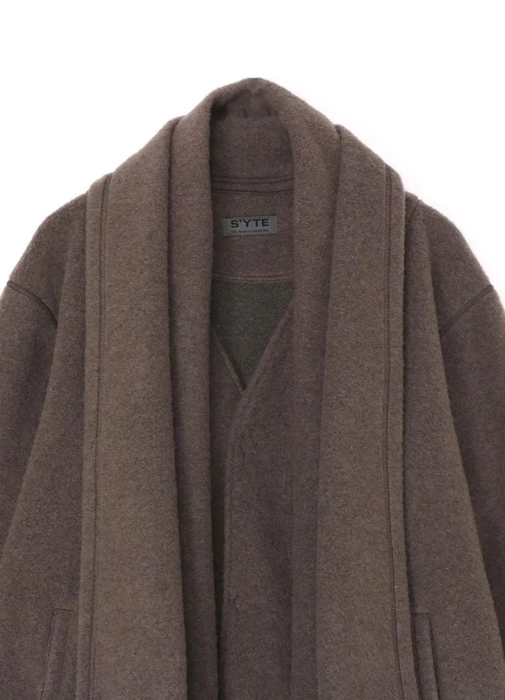 Pe/W Sliver Jersey Stole V-Neck Cardigan