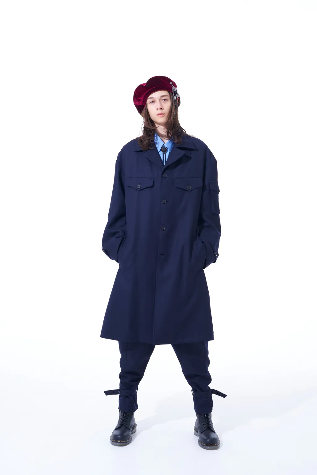 Wool Surge Oversized Military Coat