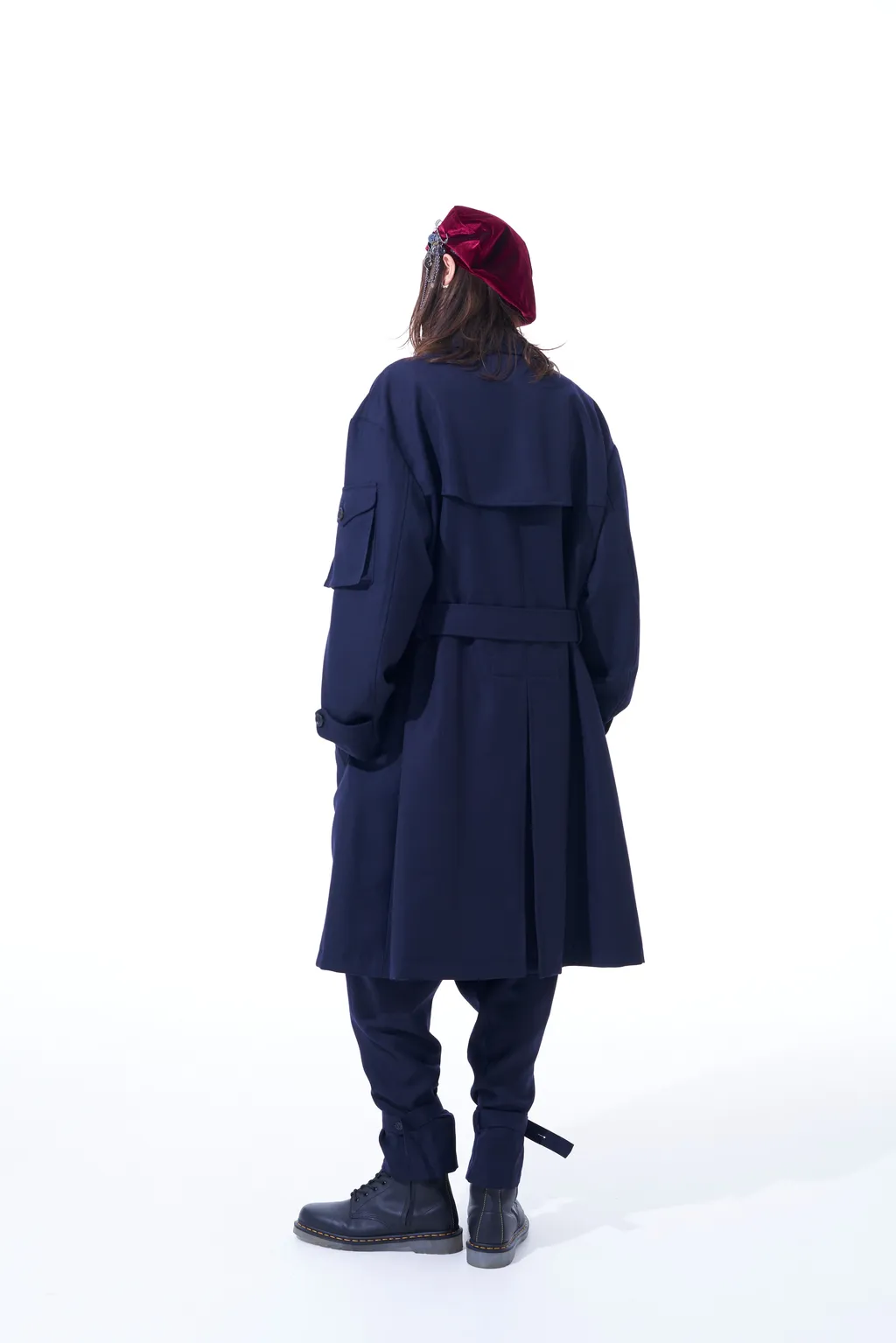 Wool Surge Oversized Military Coat