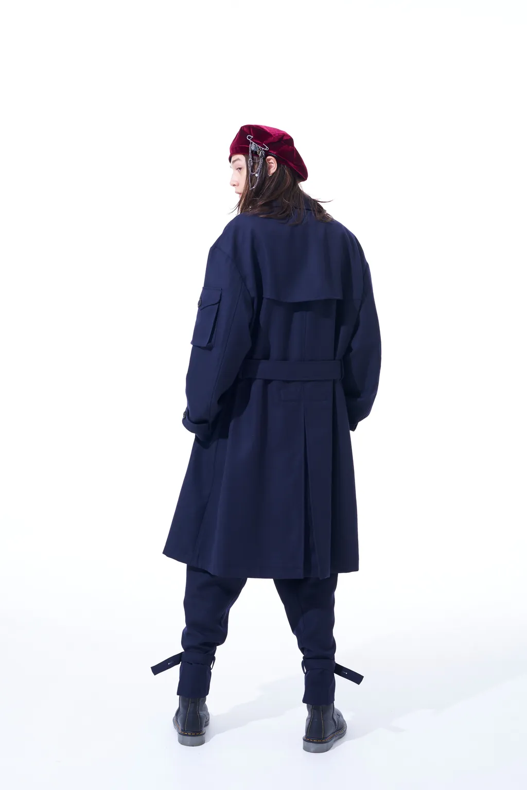 Wool Surge Oversized Military Coat