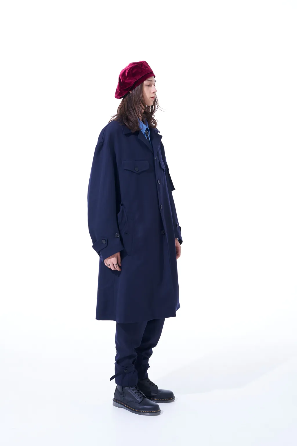 Wool Surge Oversized Military Coat