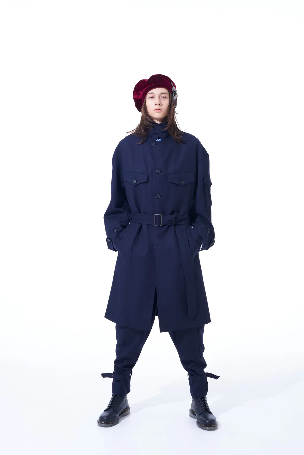 Wool Surge Oversized Military Coat