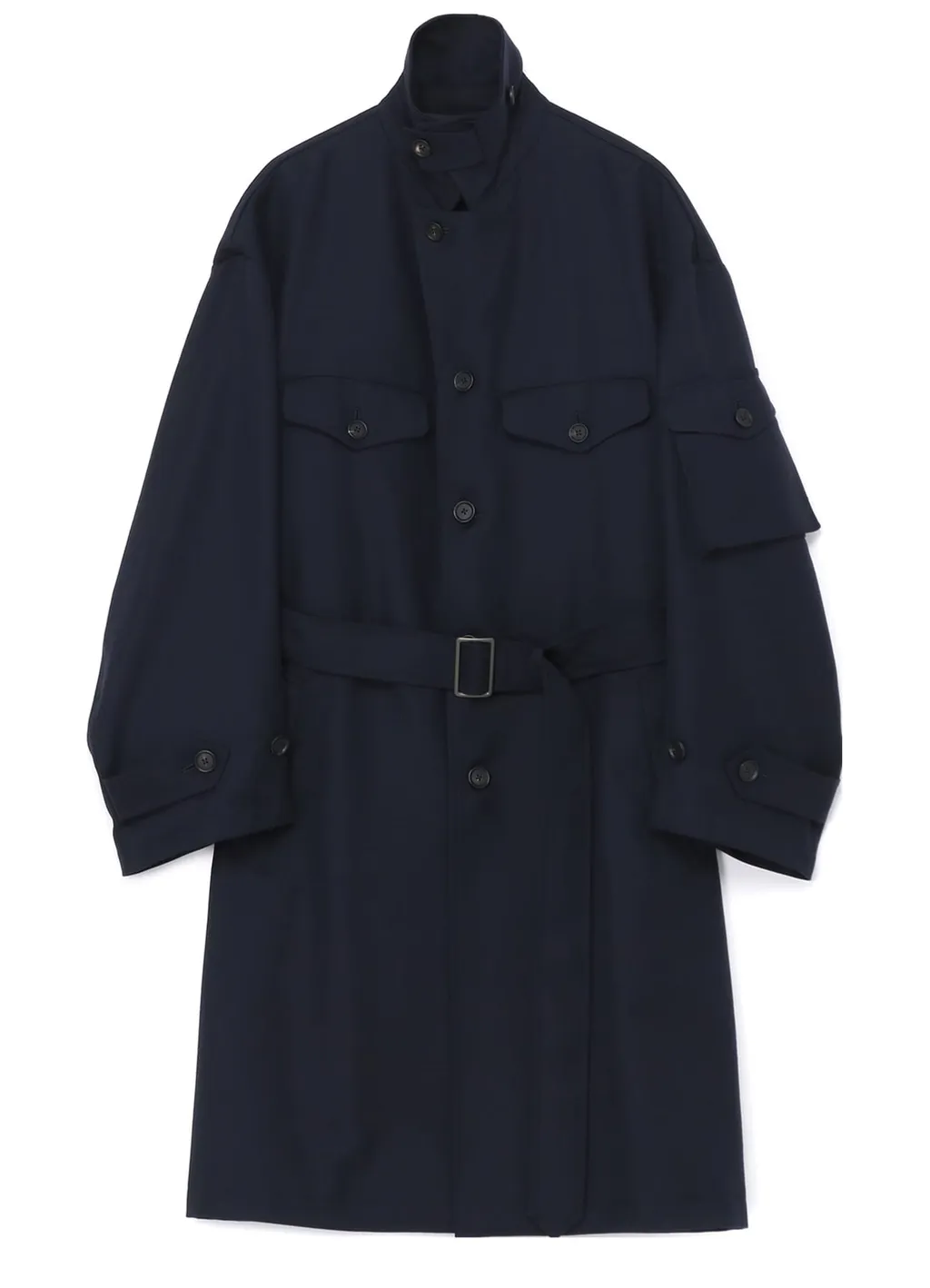 Wool Surge Oversized Military Coat