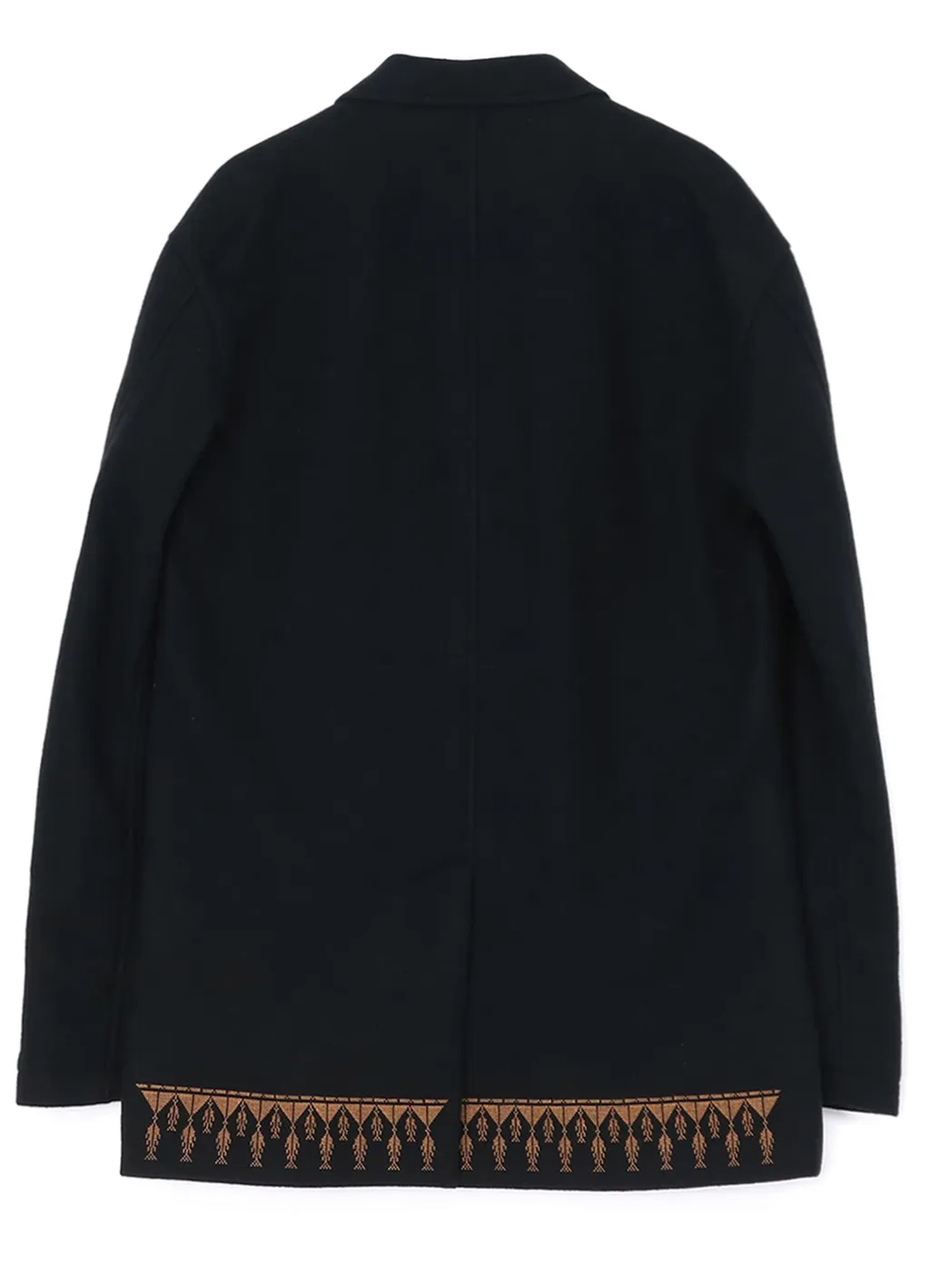 Compressed Jersey Ethnic Embroidered Jacket