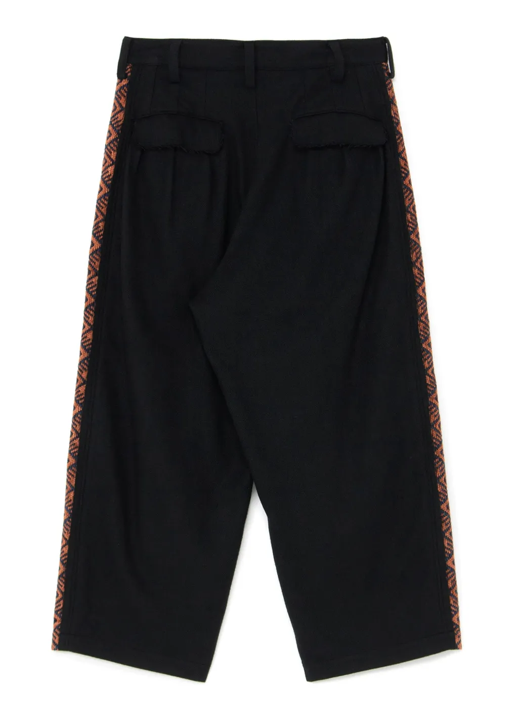 Flannel + Ecuadorian Woven Braid Side-Switching Pants