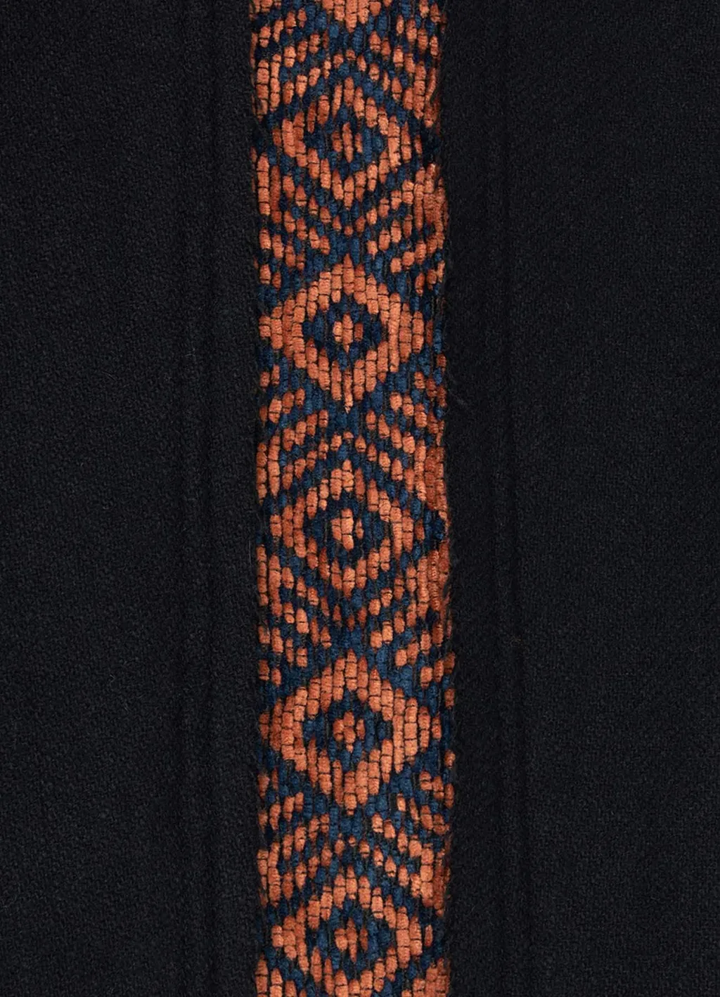 Flannel + Ecuadorian Woven Braid Side-Switching Pants