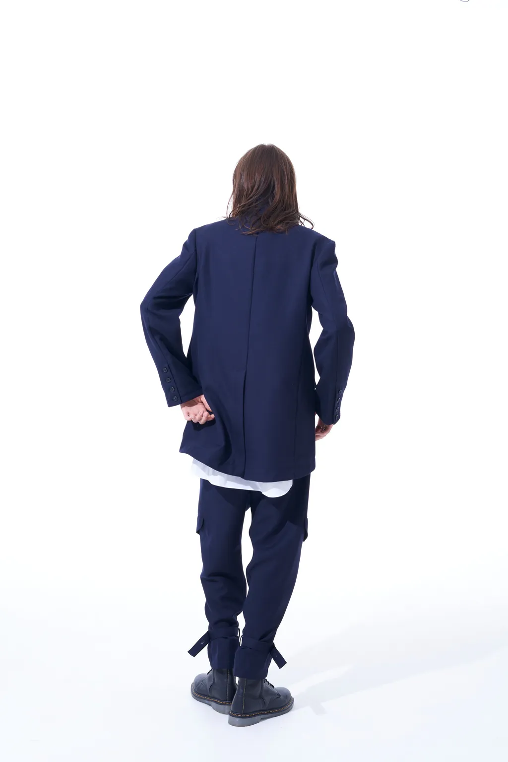 Wool Surge Semi-Double-Breasted Jacket