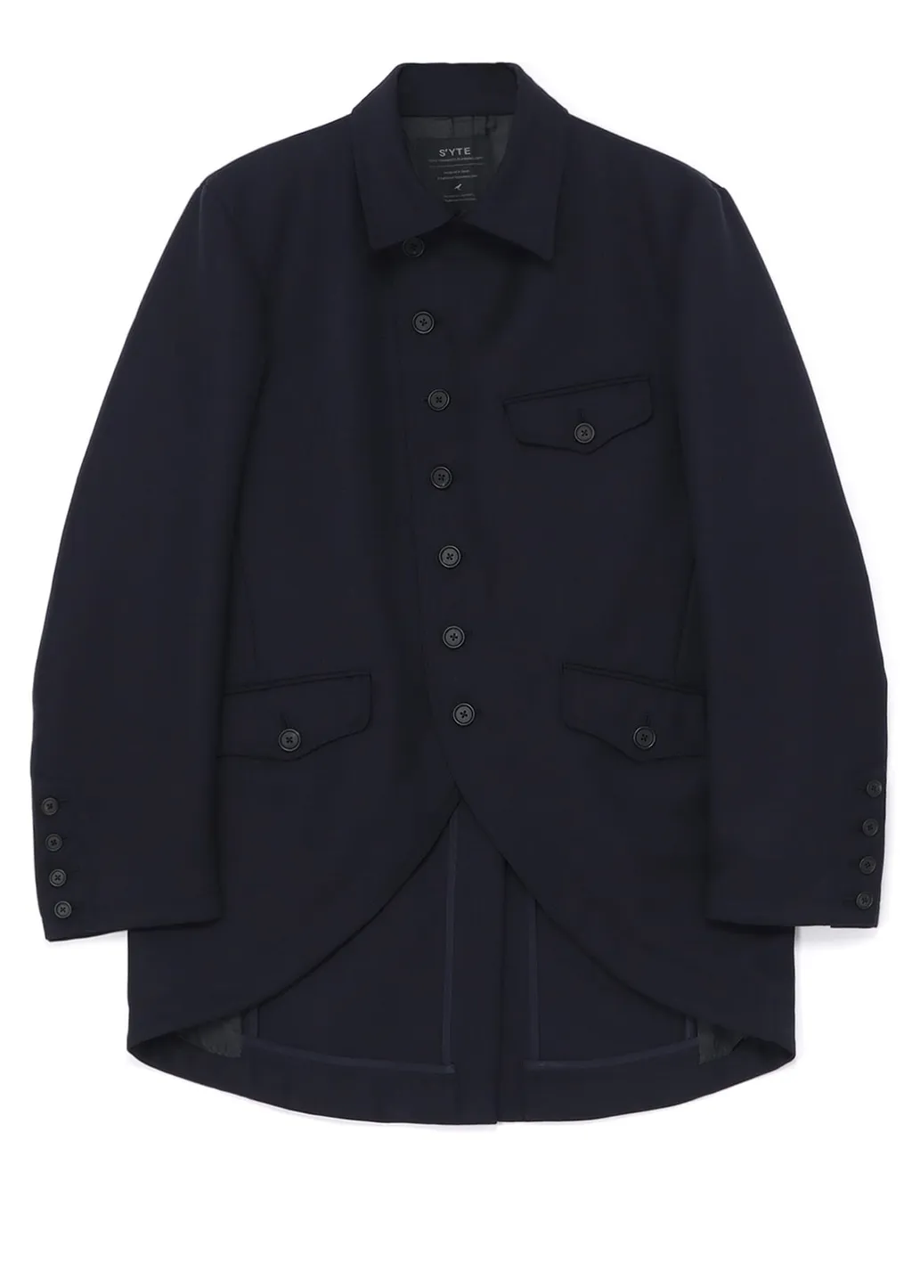 Wool Surge Semi-Double-Breasted Jacket