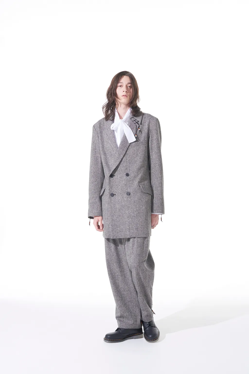 Etermine Nep Tweed Beaded Pants