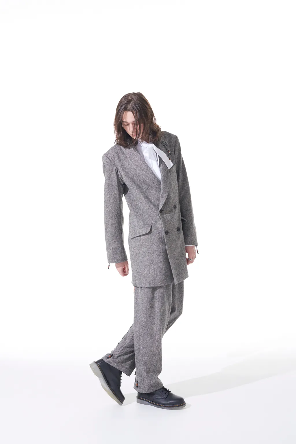 Etermine Nep Tweed Beaded Pants