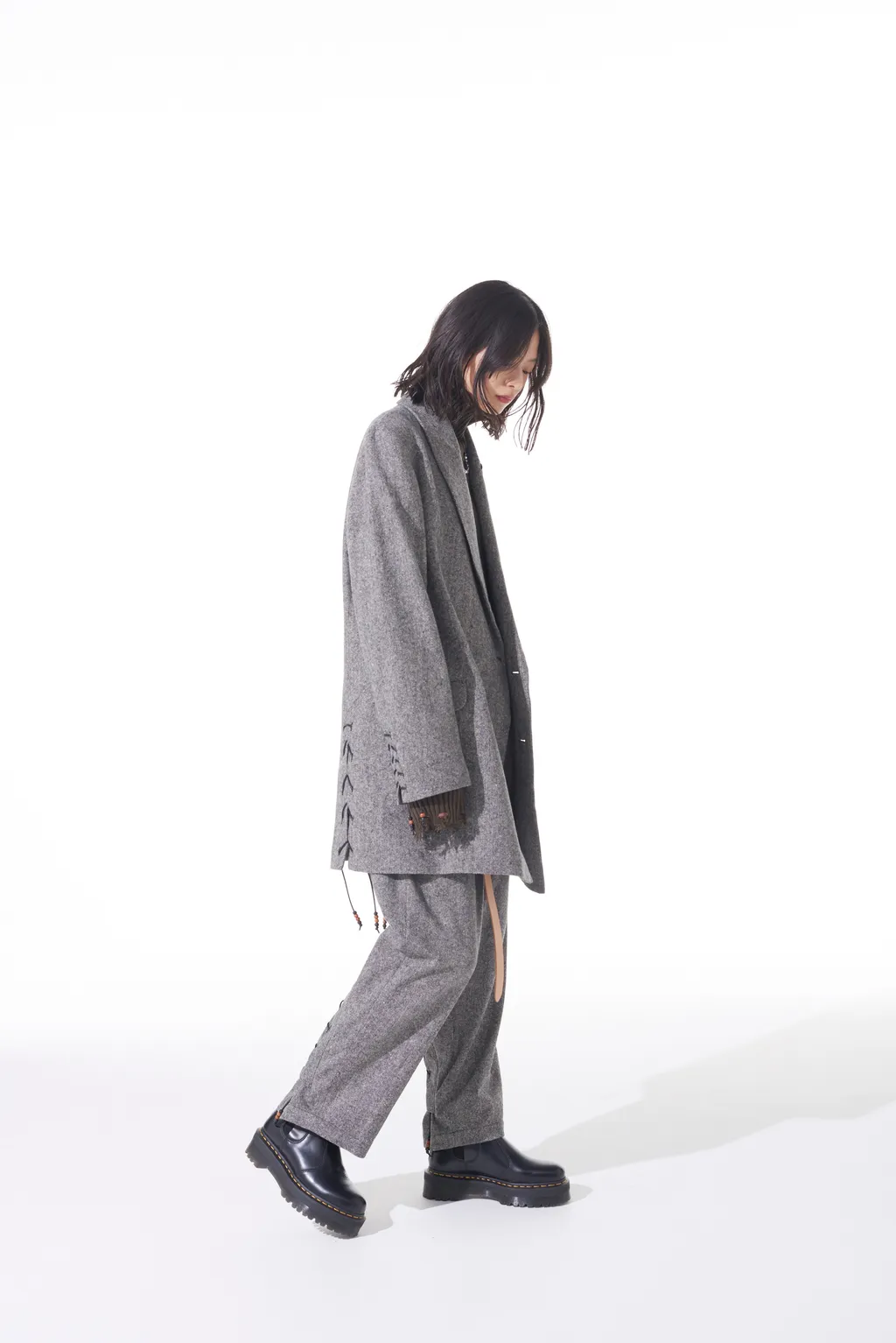 Etermine Nep Tweed Beaded Pants