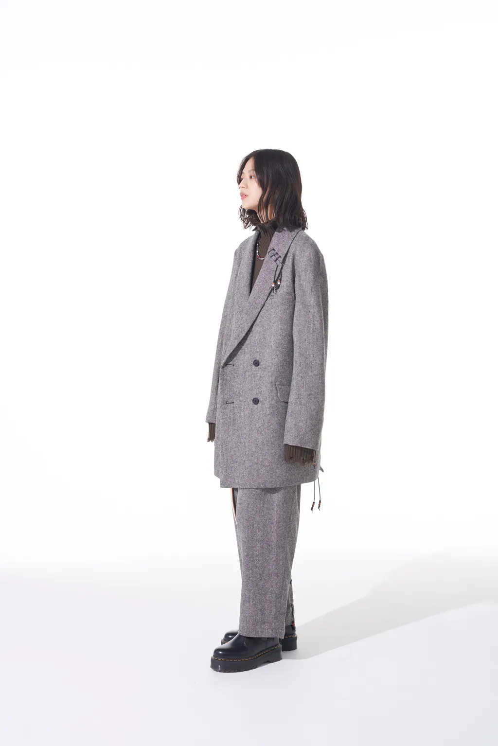 Etermine Nep Tweed Beaded Pants