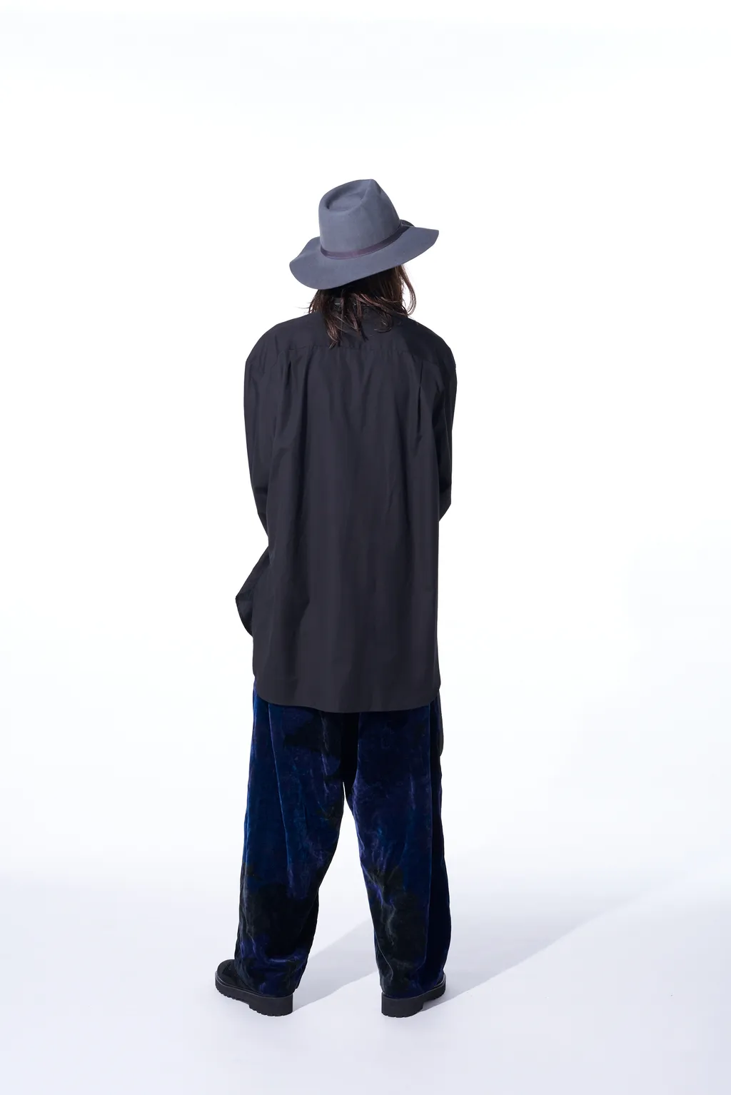 Tie-Dye Velvet Suspender Pants With Triangle Gusset