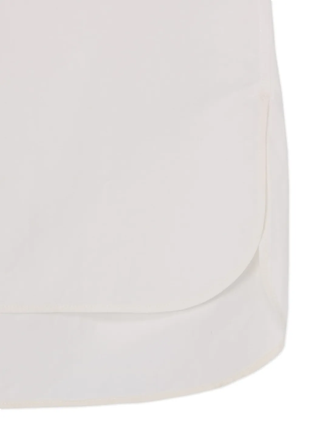 Cotton/Linen Washer Typewriter Big-Collared Shirt