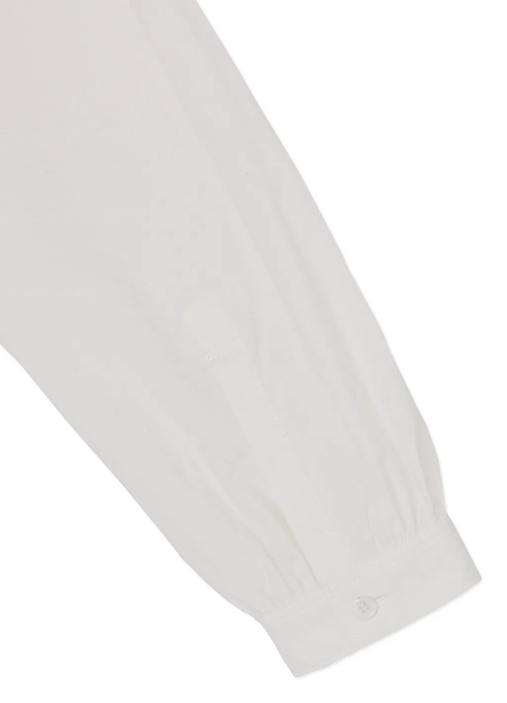 Cotton/Linen Washer Typewriter Big-Collared Shirt