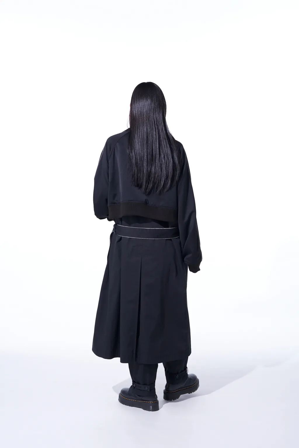 Pe/Cotton Twill Trench Coat Sukajan