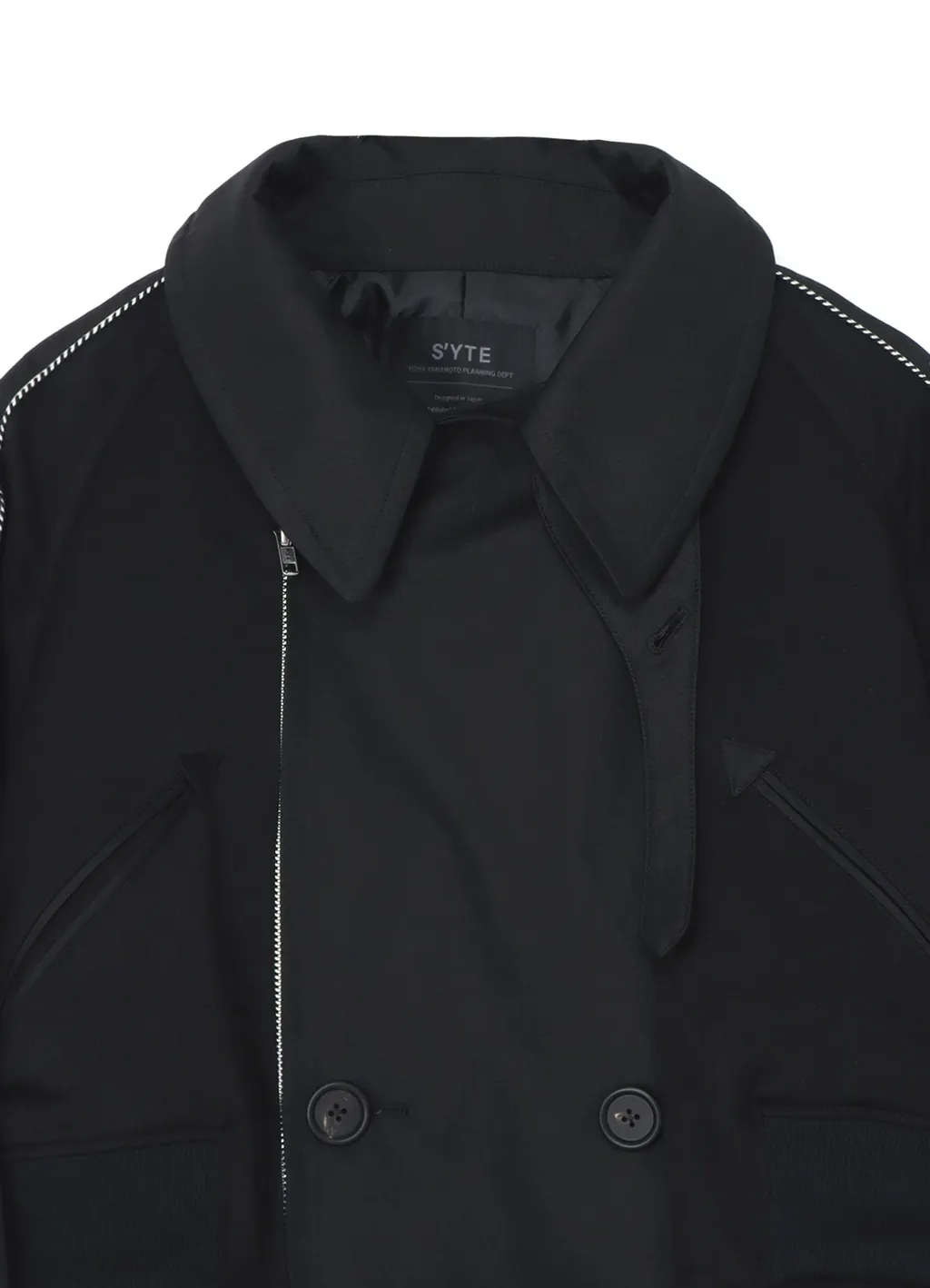 Pe/Cotton Twill Trench Coat Sukajan