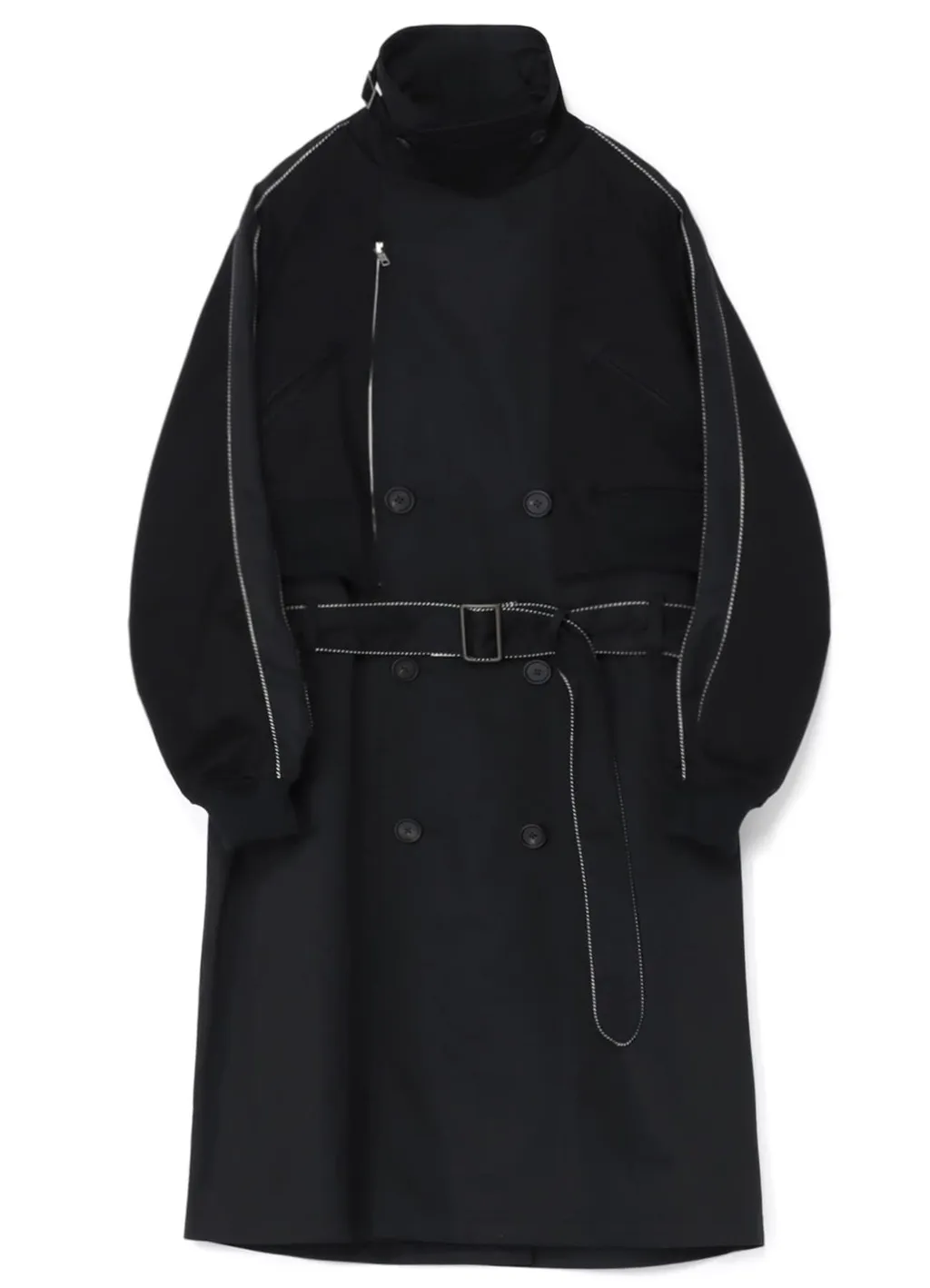Pe/Cotton Twill Trench Coat Sukajan