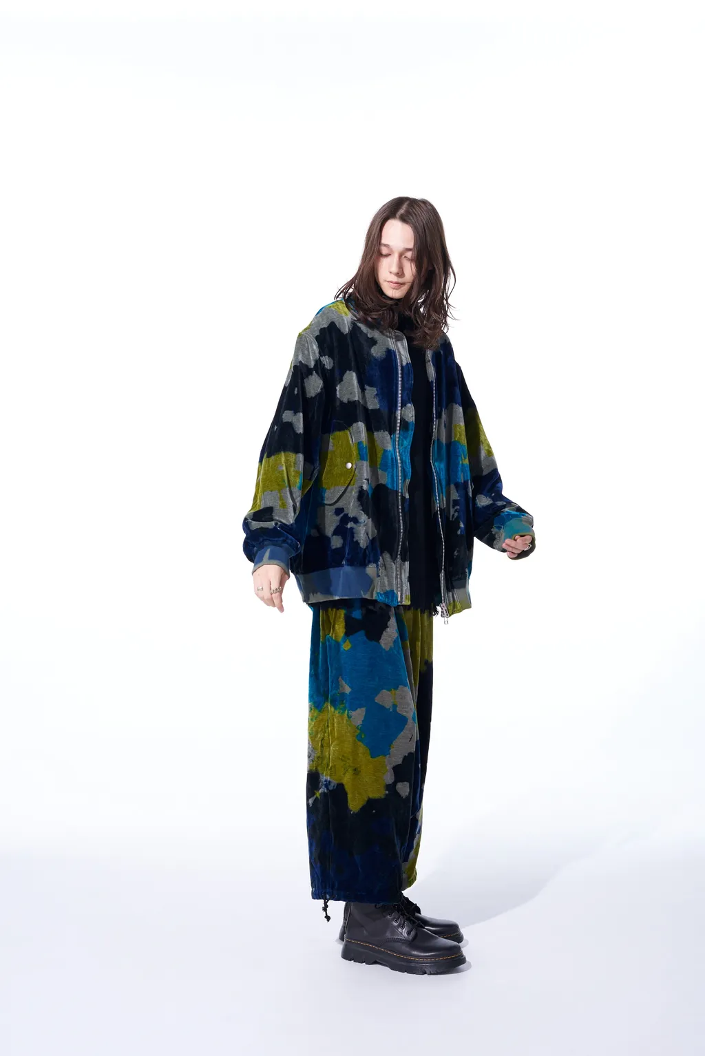 Tie-Dye Velvet Big Ma-1