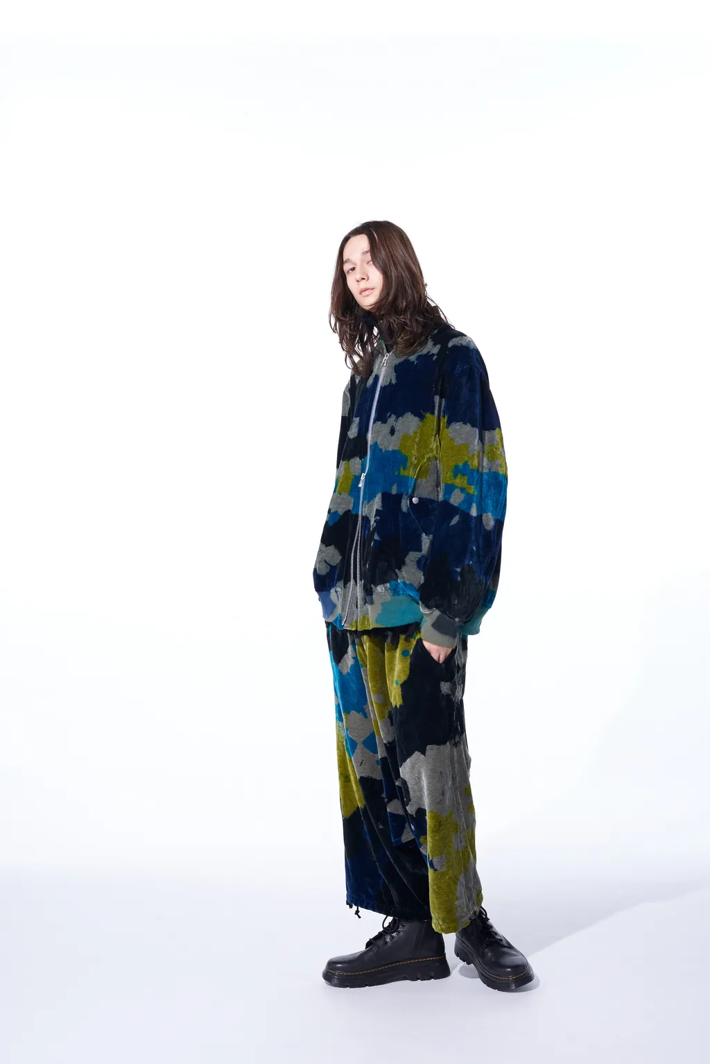 Tie-Dye Velvet Big Ma-1