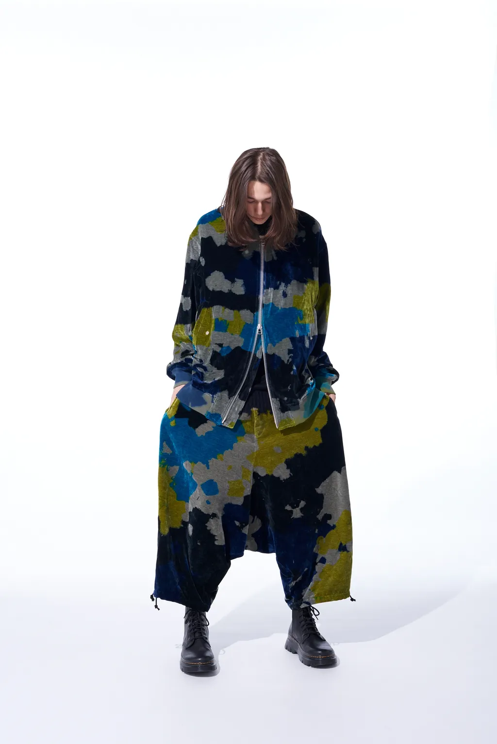 Tie-Dye Velvet Big Ma-1