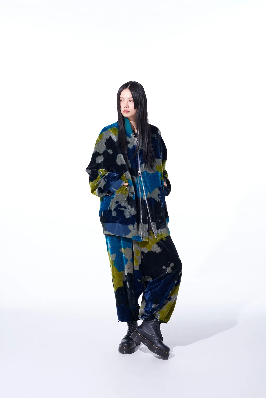 Tie-Dye Velvet Big Ma-1